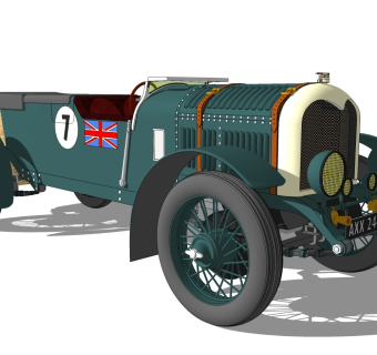 超精细汽车模型 宾利 1934Bentley